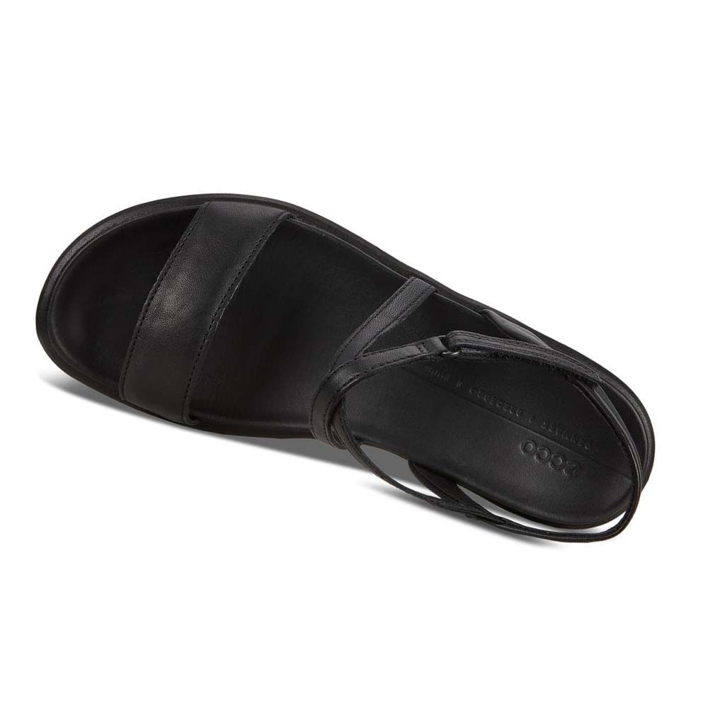 Women's Ecco Flowt Lx Sandals Black | USA 182DFM